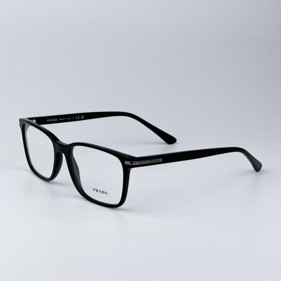 Prada PR14WV 1AB1O1 Women BRAND NEW Eyeglasses Black Square - Picture 6 of 11